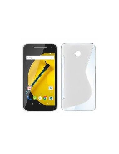 Funda gel TPU mate Motorola Moto E 2ª Generación transparente