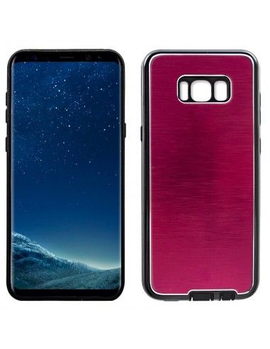 Carcasa aluminio cama TPU Samsung G950 Galaxy S8 roja