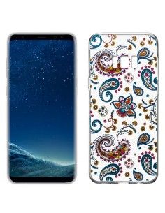 Carcasa TPU transparente Samsung G950 Galaxy S8 diseño Flores