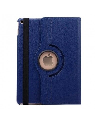 Funda soporte giratorio Apple iPad 9,7" (2017) polipiel azul marino