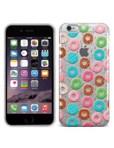 Carcasa TPU iPhone 6 / 6S transparente diseño Roscos