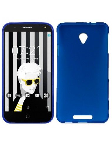 Funda gel TPU Alcatel Pop 4 (5) azul