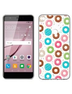 FUNDA TPU DISEÑO HUAWEI NOVA TRANSPARENTE ROSCOS