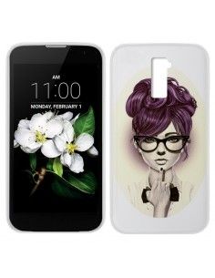 Carcasa TPU LG K7 diseño Girl