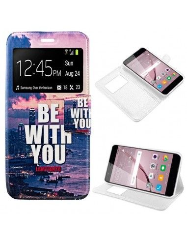 FUNDA LIBRO TPU DISEÑO HUAWEI NOVA CITY