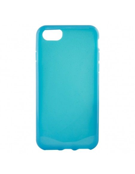 Funda gel TPU aromatizado iPhone 7 / 8 / SE (2020) azul menta
