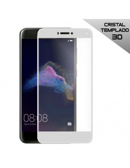 Protector pantalla vidrio templado Huawei P8 Lite 2017 (3D blanco)