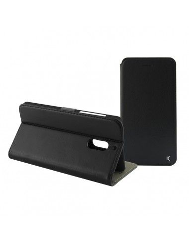 FUNDA LIBRO CARTERA CARCASA NOKIA 6 NEGRA