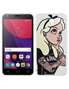 Carcasa TPU Alcatel Pixi 4 (5) 4G / Smart 7 Turbo diseño Bad Girl