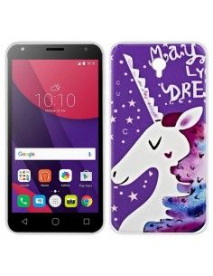 Carcasa TPU Alcatel Pixi 4 (5) 4G / Smart 7 Turbo diseño Unicornio