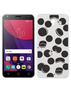Carcasa TPU Alcatel Pixi 4 (5) 4G / Smart 7 Turbo diseño Galletas