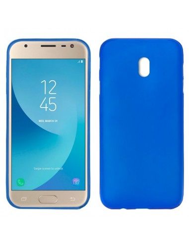 Funda gel TPU Samsung J330 Galaxy J3 (2017) azul