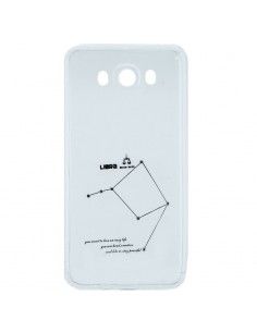 Carcasa TPU transparente Samsung Galaxy J7 (2016) diseño Zodíaco Libra