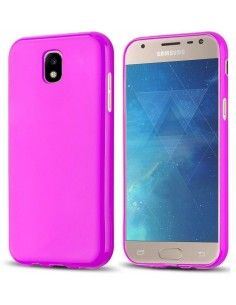 Funda gel TPU mate Samsung J730 Galaxy J7 (2017) rosa