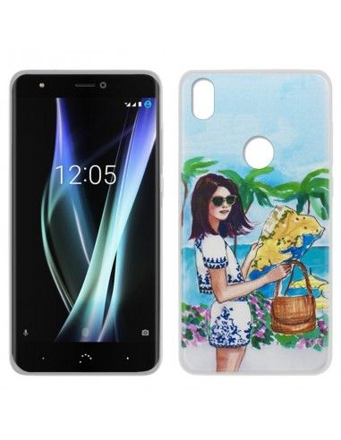 Carcasa TPU BQ Aquaris X / X Pro diseño Travel
