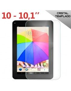 Protector pantalla vidrio templado universal tabletas 10,1" formato panorámico