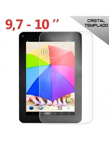 PROTECTOR VIDRIO TEMPLADO UNIVERSAL TABLETS 9" FORMATO PANORAMICO ESTRECHO