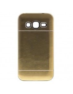Carcasa aluminio cama TPU Samsung J510 Galaxy J5 (2016) dorada
