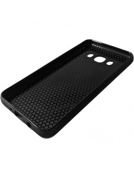 Carcasa aluminio cama TPU Samsung J510 Galaxy J5 (2016) dorada