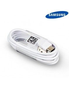 Cable USB original Samsung universal Tipo C blanco bulk (Suelto) 2