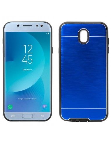 Carcasa aluminio cama TPU Samsung J530 Galaxy J5 (2017) azul