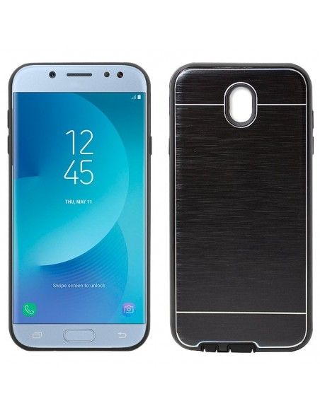 Carcasa aluminio cama TPU Samsung J530 Galaxy J5 (2017) negra