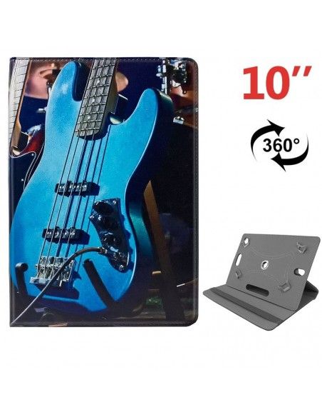 Funda soporte universal tablets 10'' pulgadas diseño Guitarra