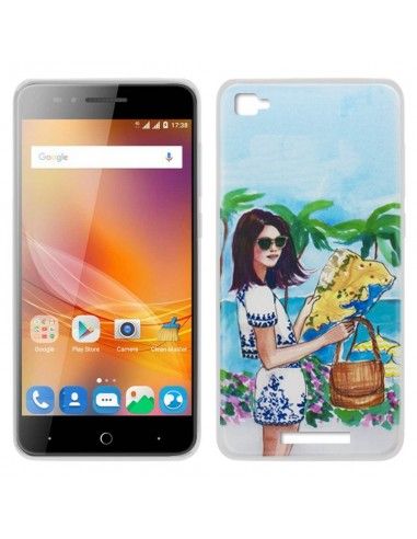 FUNDA TPU DISEÑO ZTE BLADE A610 TRAVEL