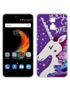 FUNDA TPU DISEÑO ZTE BLADE A610+ PLUS UNICORNIO