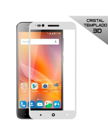 Protector pantalla vidrio templado ZTE Blade A610 (3D blanco)