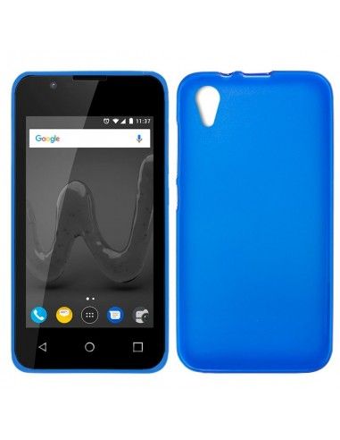 Funda gel TPU mate Wiko Sunny 2 azul