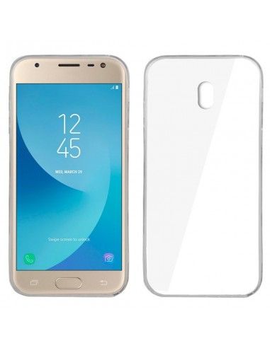 Funda gel TPU fino Samsung J330 Galaxy J3 (2017) transparente