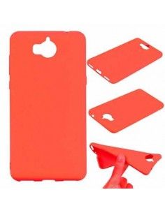 FUNDA TPU MATE HUAWEI Y5 (2017) / Y6 (2017) ROJA