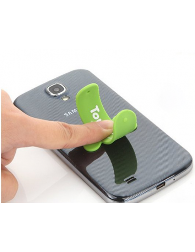 Soporte móvil universal silicona Toutch-U sobremesa blanco