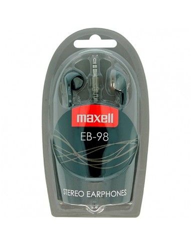 Auriculares estéreo Jack 3,5 mm tipo botón negros