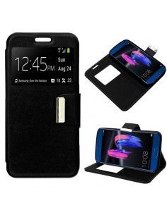 Funda libro soporte TPU Huawei Honor 9 negra