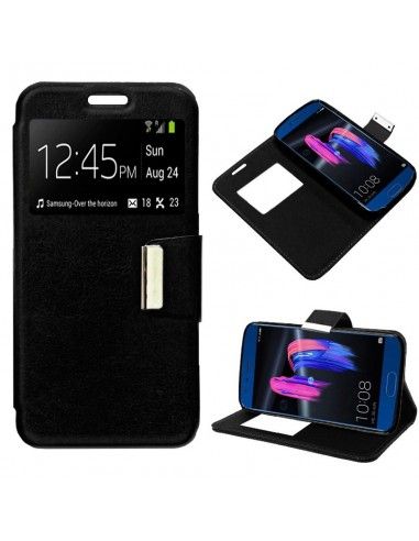 Funda libro soporte TPU Huawei Honor 9 negra