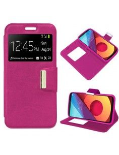 Funda libro soporte TPU LG Q6 / Q6 Alpha / Q6 Plus rosa