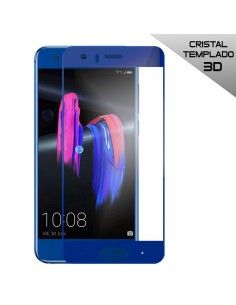 Protector pantalla vidrio templado Huawei Honor 9 azul (3D)