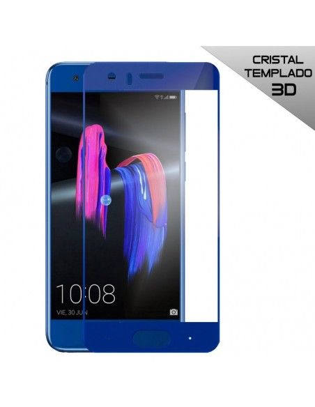 Protector pantalla vidrio templado Huawei Honor 9 azul (3D)