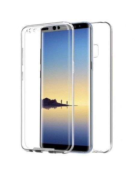 Carcasa gel TPU 360º 2 en 1 Samsung Galaxy Note 8 transparente doble