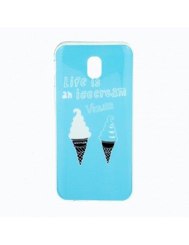 Carcasa TPU Samsung Galaxy J5 (2017) diseño Blue Ice Cream Vanilla