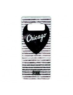 Carcasa TPU Samsung N950 Galaxy Note 8 diseño Corazon Chicago Rayas
