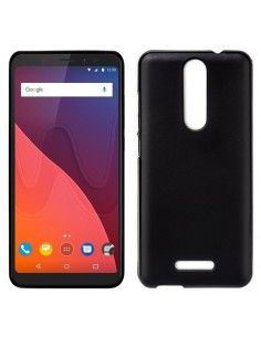 Funda gel TPU Wiko View negra