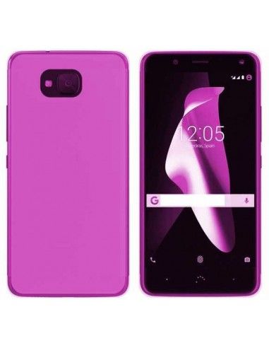 Funda gel TPU BQ Aquaris U2 / U2 Lite rosa