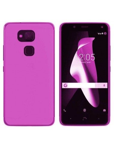 Funda gel TPU BQ Aquaris V / VS rosa