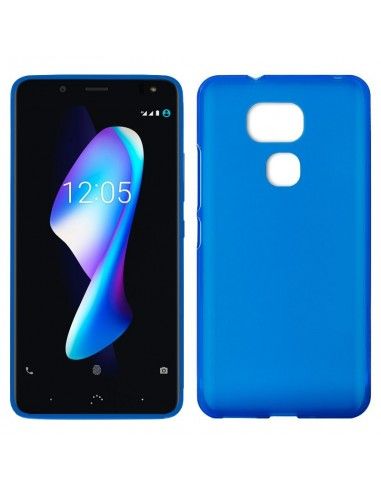 FUNDA TPU MATE BQ AQUARIS V+ PLUS AZUL
