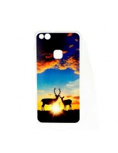 Carcasa TPU Huawei P10 Lite diseño Tres Ciervos
