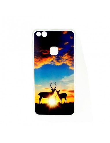 Carcasa TPU Huawei P10 Lite diseño Tres Ciervos