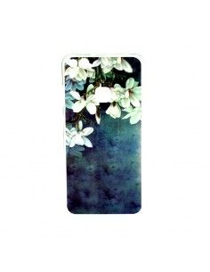 Carcasa TPU Huawei P10 Lite diseño Flores blancas